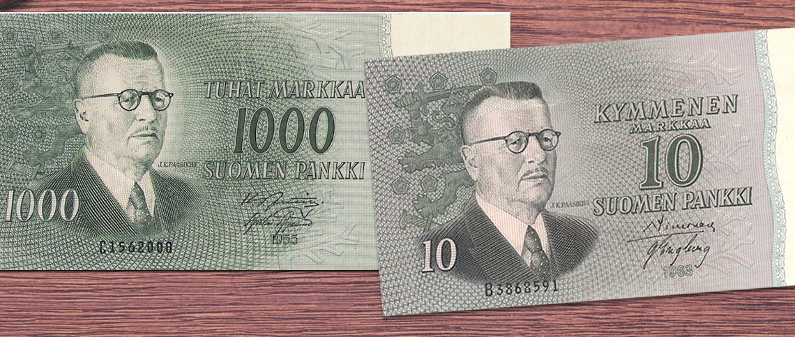 Suomen rahoista tiputettiin 60 vuotta sitten kaksi nollaa pois