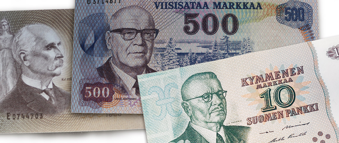 Suomen presidenttejä seteleissä