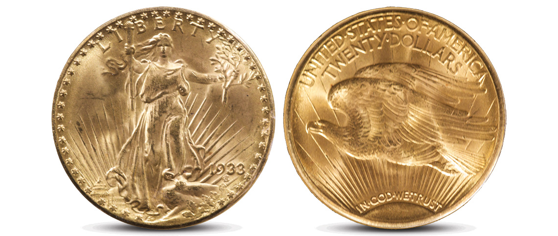 Maailman kallein kultaraha: Vuoden 1933 Double Eagle