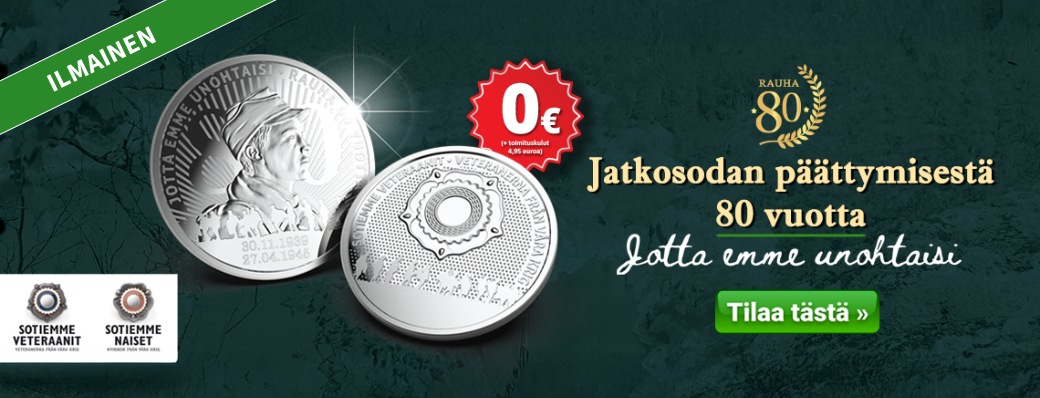 Uutuusmitali kunnioittaa sotiemme sankareita