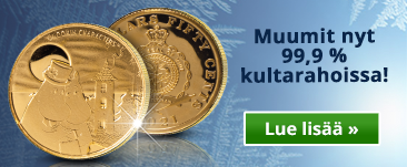 Virallinen Muumitalo-kultaraha