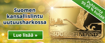 Laulujoutsenen koristama Syksy-kultaharkko