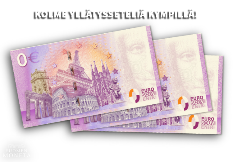 Nollasetelit-kokoelma – aloituslähetyksessä yllätyssetelit