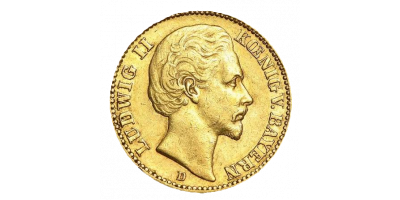 20 mk Ludvig II 1872-1873 