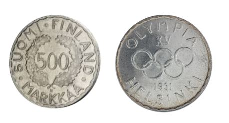 Helsingin olympiakisojen juhlaraha 1951