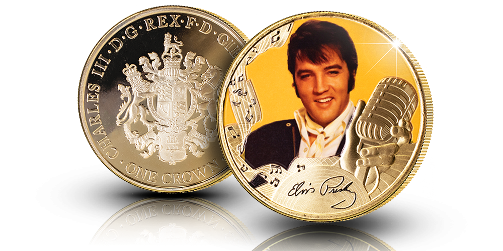 Virallinen Elvis Presley™ Suspicious Minds-raha Virallinen Elvis Presley™ Suspicious Minds-raha