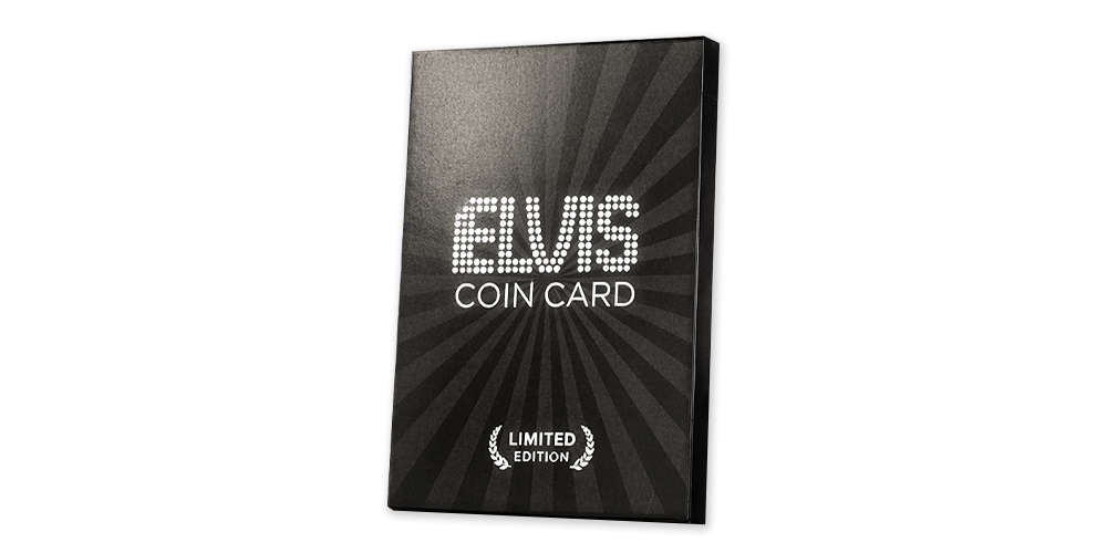Virallinen Elvis Presley Coin Card 
