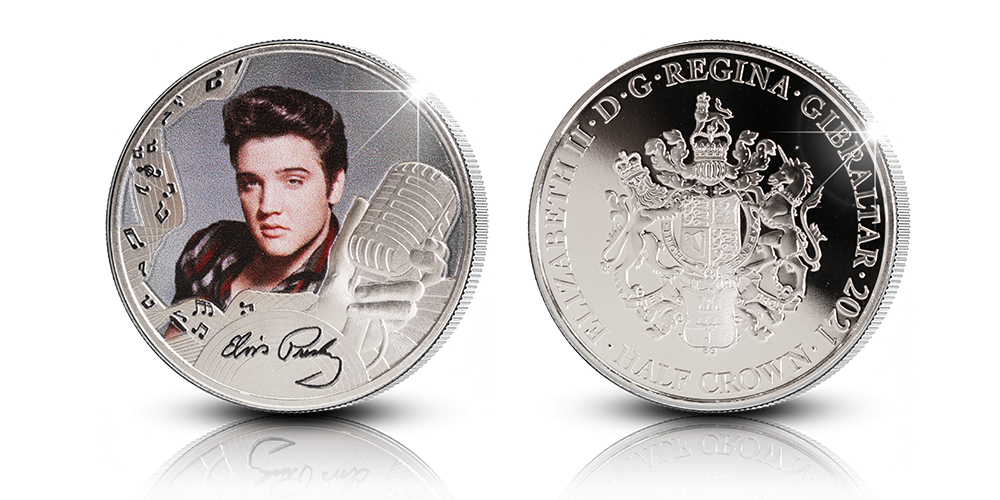 Virallinen Elvis Presley™ Rock and rollin kuningas -raha Virallinen Elvis Presley™ Rock and rollin kuningas -raha