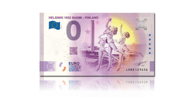 Helsinki 1952 0 € -seteli 2022