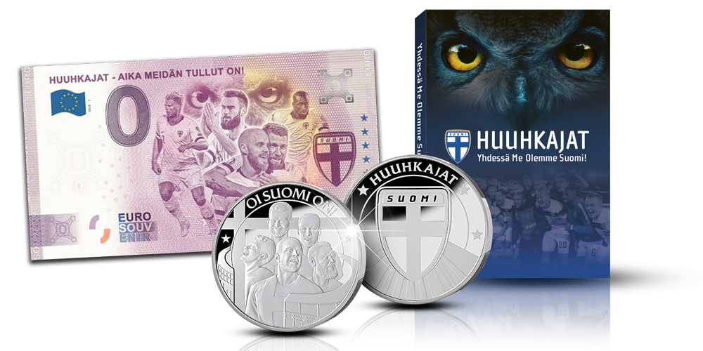 Huuhkajat-fanipaketti Huuhkajat-fanipaketti