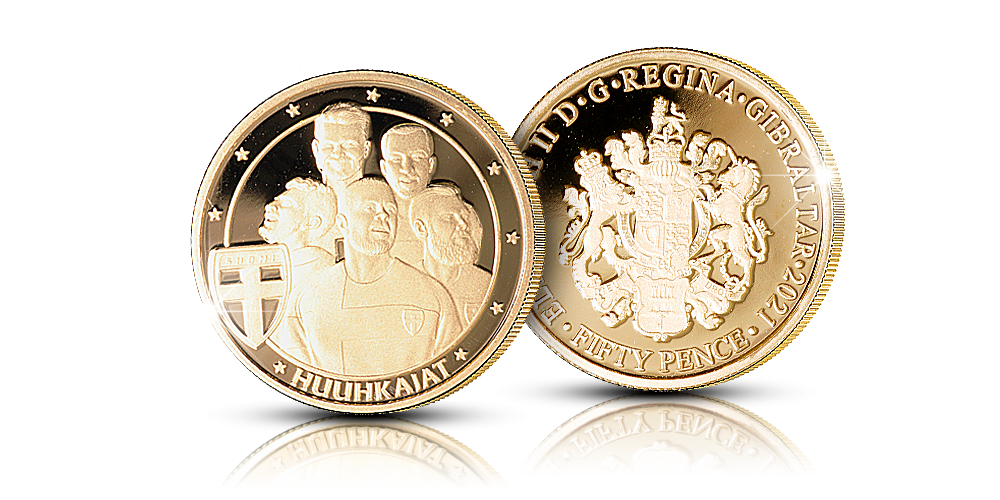 Huuhkajat-kultaraha 1/10 unssia Huuhkajat-kultaraha 1/10 unssia