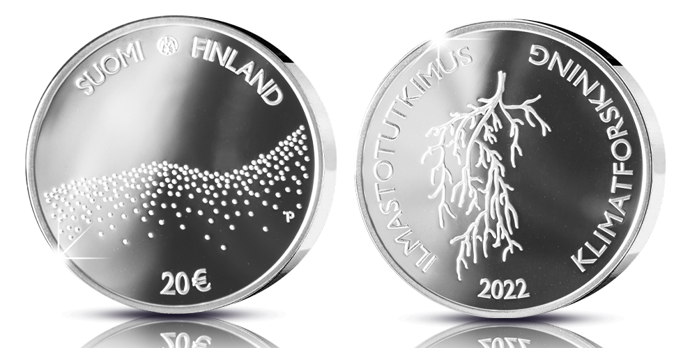Ilmastotutkimus Suomessa -hopearaha 2022 Ilmastotutkimus Suomessa -hopearaha 2022