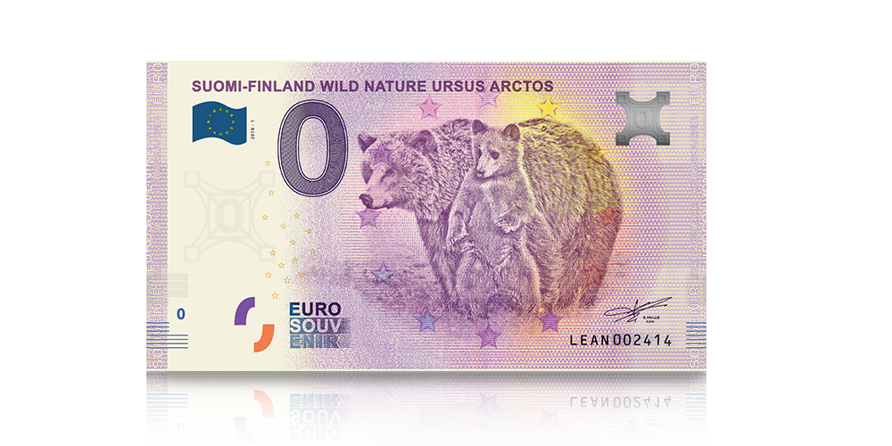 Karhuemo ja pentu nollasetelissä Karhuemo ja pentu nollasetelissä