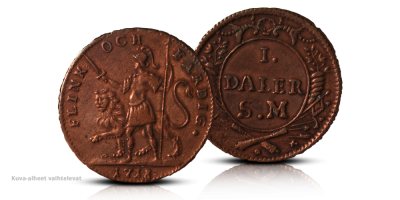 Karl XII 1/6 taaleri 1715–1719