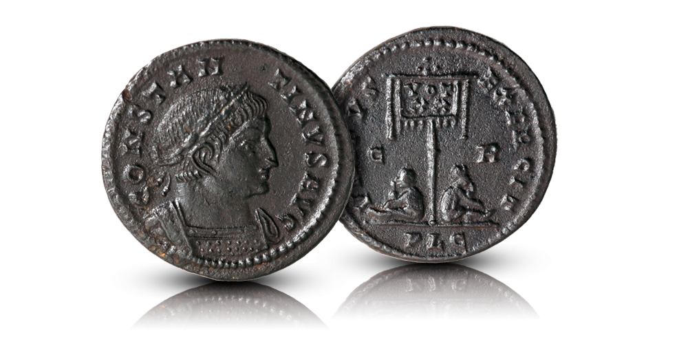 Konstantinus I Suuren pronssifollis Konstantinus I Suuren pronssifollis
