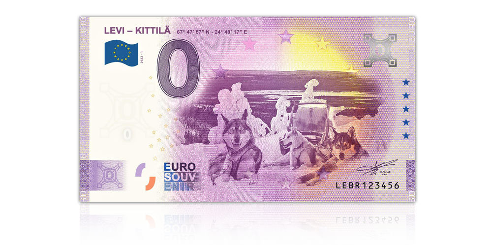 Levi-nollasetelin valmistusmäärä on varsin pieni: vain 3 000 kappaletta Levi-nollasetelin valmistusmäärä on varsin pieni: vain 3 000 kappaletta
