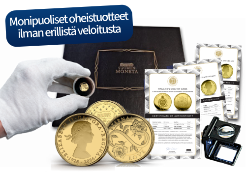Monipuoliset oheistuotteet ilman erillistä veloitusta