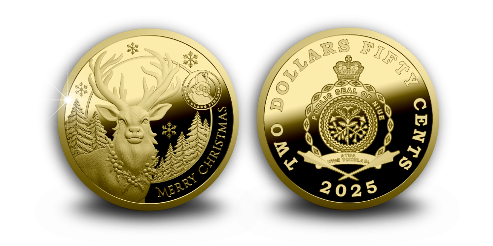  Maailman pienet kultarahat -kokoelma, aloitusrahana Jouluraha 2025