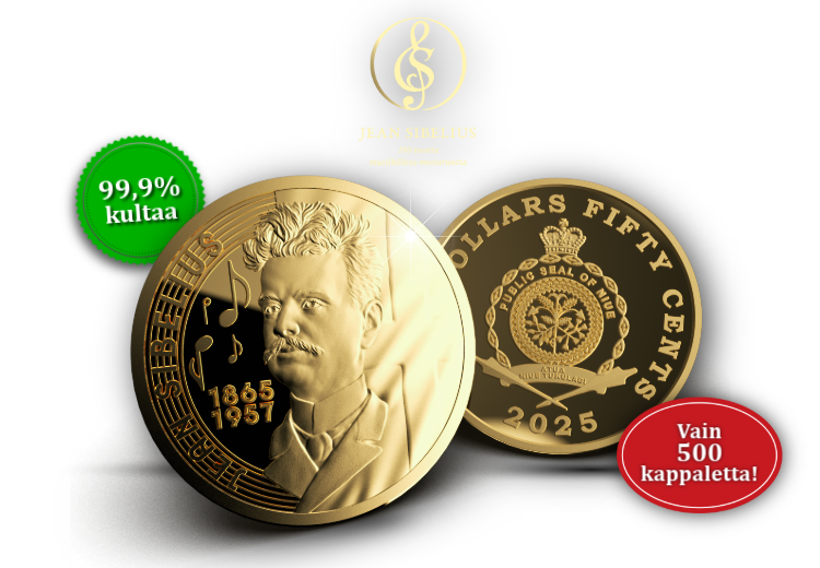 Jean Sibelius -kultaraha &ndash; mestariteos pienoiskoossa!