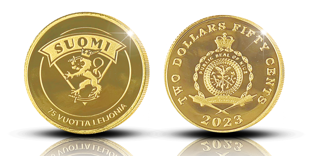 75 vuotta Leijonia -kultaraha tutustumishintaan 79 euroa!