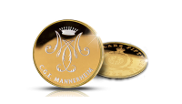 Mannerheim-kultaraha 2022 platinoidulla monogrammilla