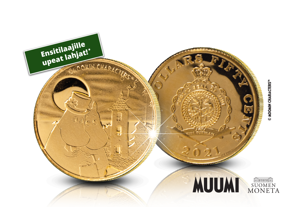 Muumitalo-kultaraha Muumitalo-kultaraha