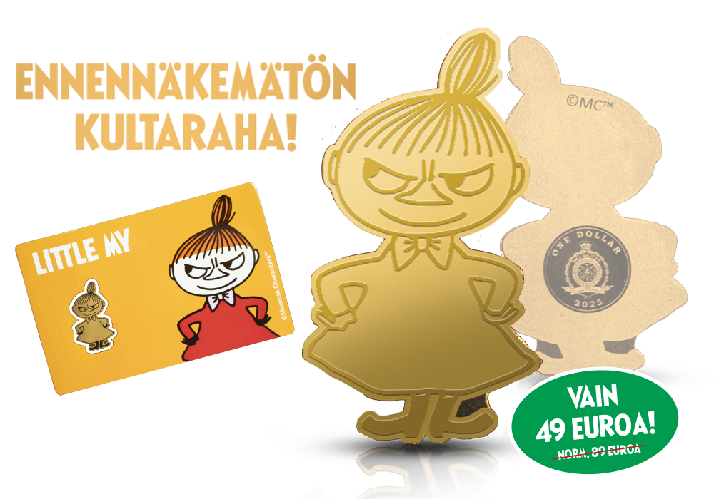 Ennennäkemätön Muumi-muotoraha