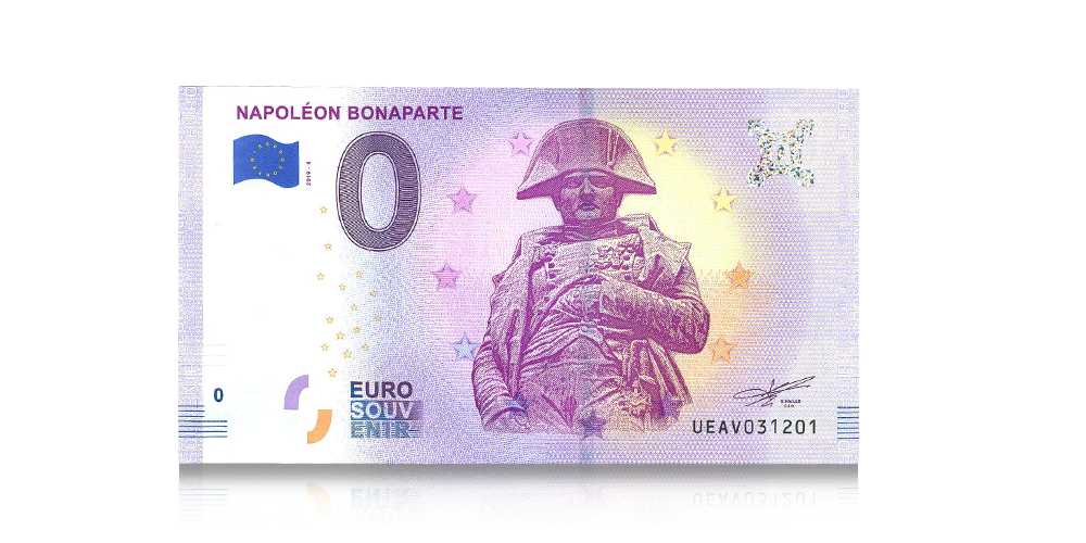 Napoleon Bonaparte nollaseteli-sveitsi, etupuoli Napoleon Bonaparte nollaseteli-sveitsi, etupuoli
