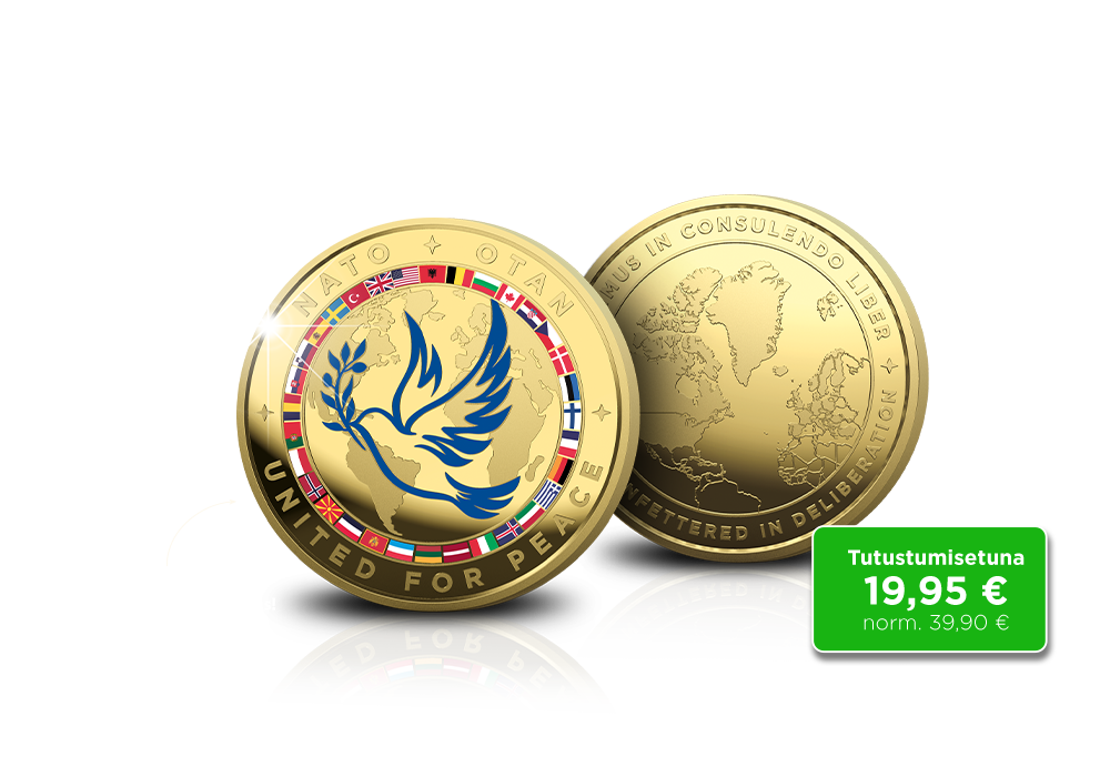 Kullattu NATO rauhan puolesta -mitali