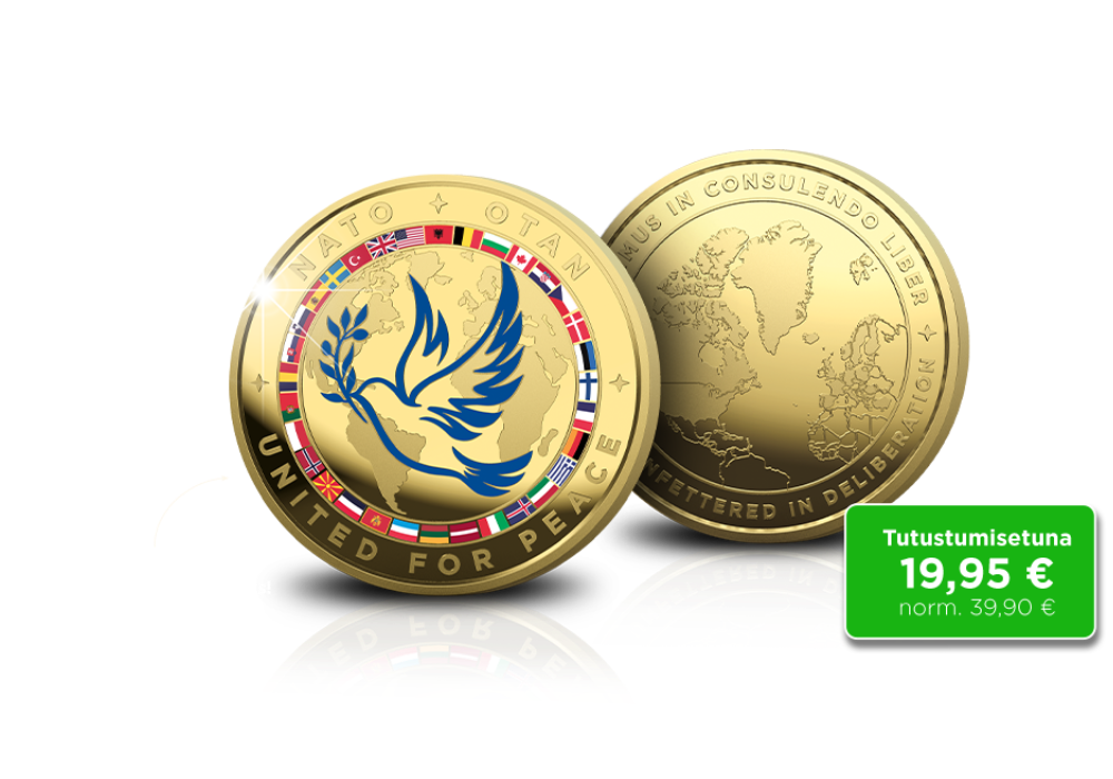Kullattu NATO rauhan puolesta -mitali