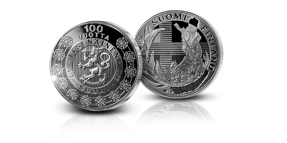 Numeroitu Itsenäinen Suomi 100 vuotta -juhlamitali Numeroitu Itsenäinen Suomi 100 vuotta -juhlamitali