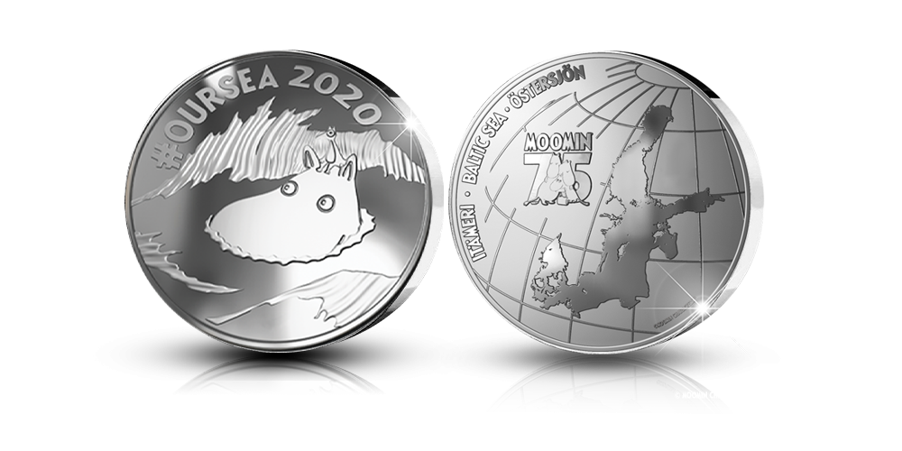 Virallinen #oursea Muumi-tukimitali Virallinen #oursea Muumi-tukimitali
