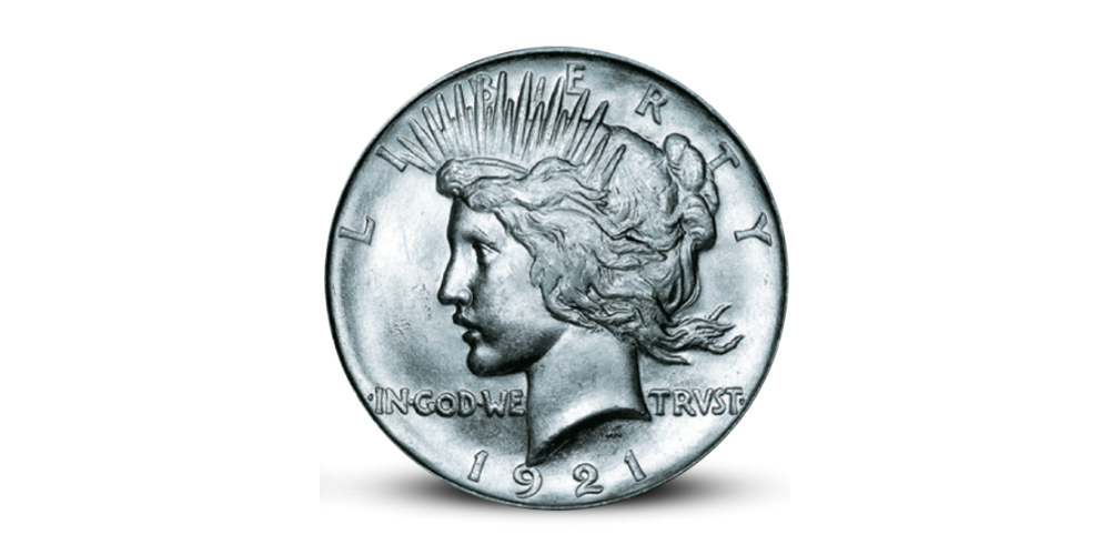 US Peace dollar 1921 Ag (3)