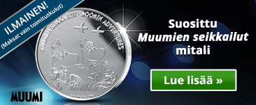 Virallinen Muumi-mitali ilmaiseksi!