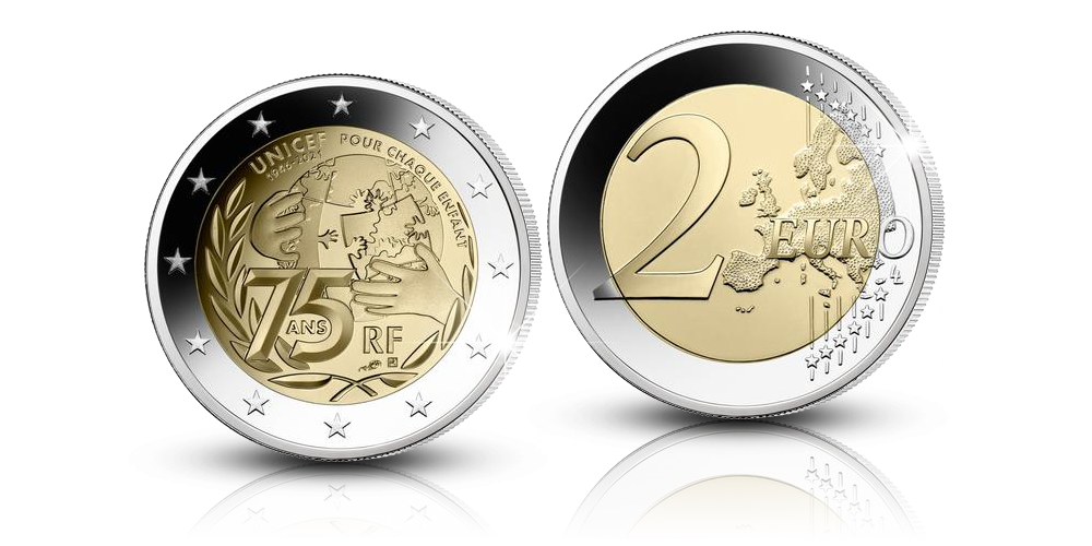 Ranskan uusi 2 euron erikoisraha 2021 Ranskan uusi 2 euron erikoisraha 2021