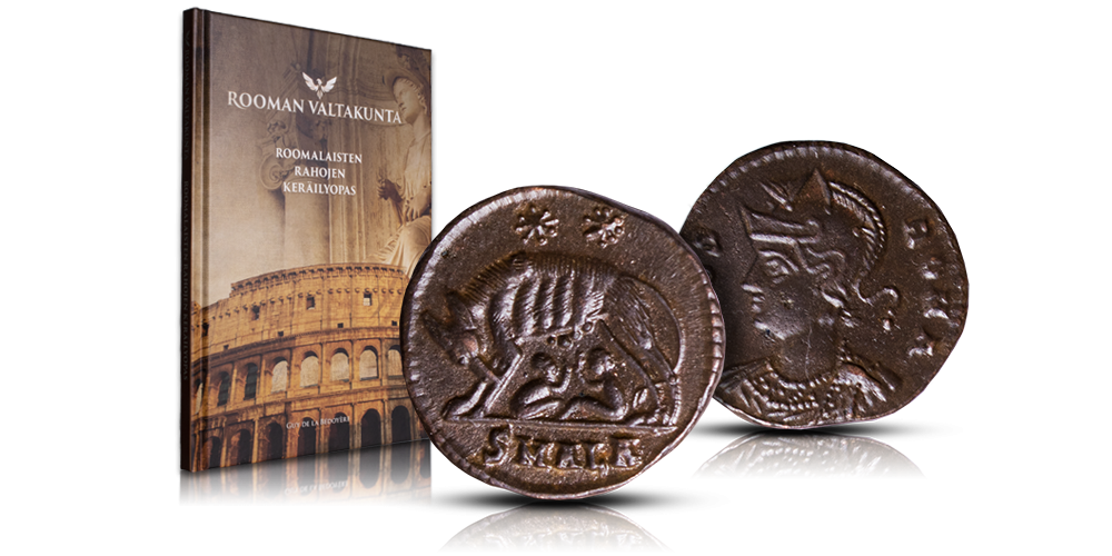 Romulus ja Remus pronssifollis sekä Roomalaisten rahojen keräilyopas Romulus ja Remus pronssifollis sekä Roomalaisten rahojen keräilyopas