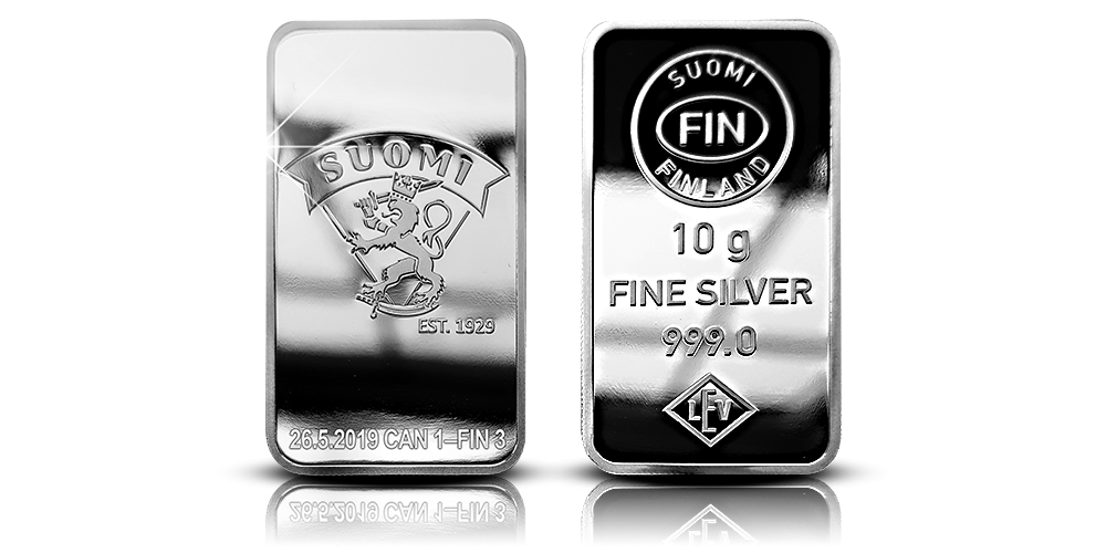 Kiekkoleijonat MM2019 hopeaharkko 10g Kiekkoleijonat MM2019 hopeaharkko 10g