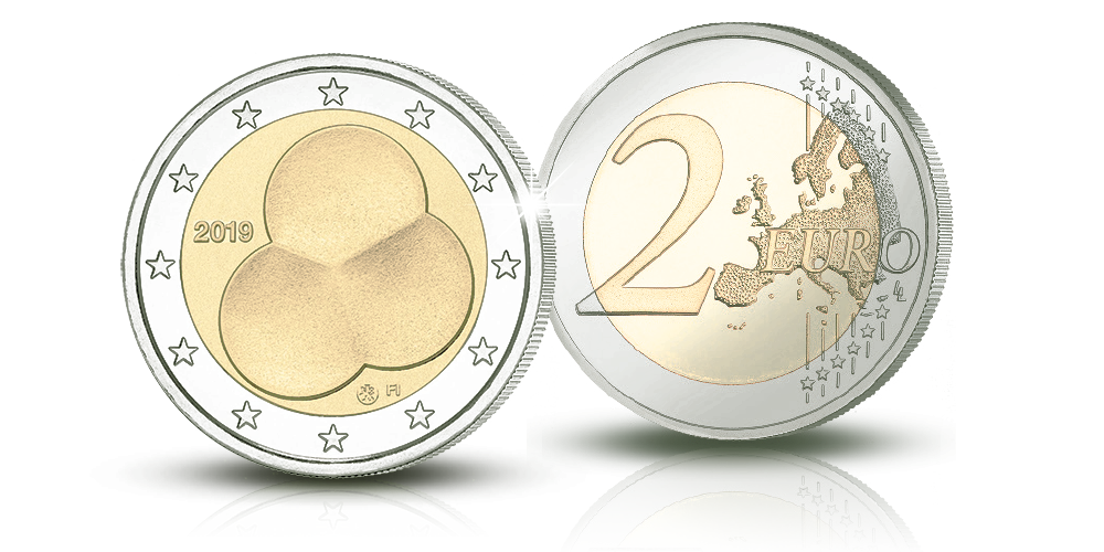 Suomen Hallitusmuoto 1919 -erikoisraha 2 euro 2019 Suomen Hallitusmuoto 1919 -erikoisraha 2 euro 2019