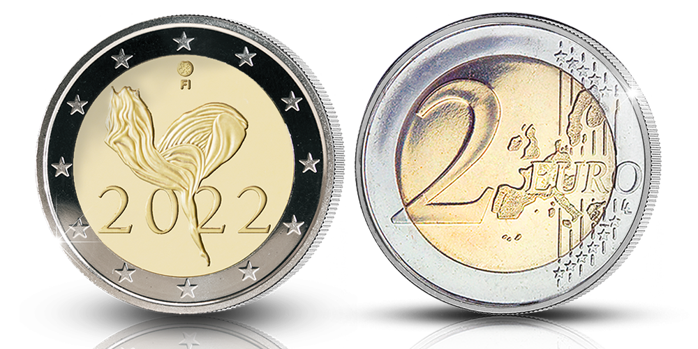 Suomen kansallisbaletti 100 vuotta kahden euron erikoisraha, proof Suomen kansallisbaletti 100 vuotta kahden euron erikoisraha, proof