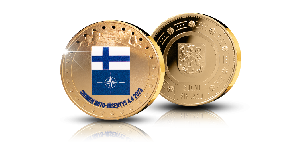  Virallinen NATO-mitali on kunnianosoitus Suomen NATO-jäsenyydelle