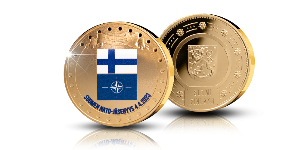 Virallinen NATO-mitali on kunnianosoitus Suomen NATO-jäsenyydelle Virallinen NATO-mitali on kunnianosoitus Suomen NATO-jäsenyydelle