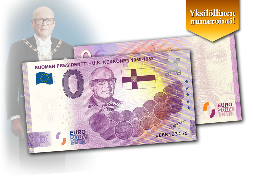Suomen presidentti  Kekkonen nollasetelissä