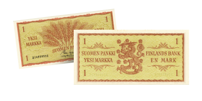 Suomen setelit - 1mk 1963