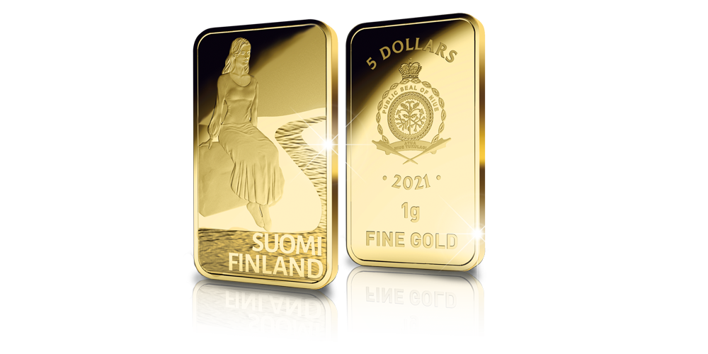 Suomi-neidon kultaiset kasvot -kokoelma, Pohjolan lumo -harkko Suomi-neidon kultaiset kasvot -kokoelma, Pohjolan lumo -harkko