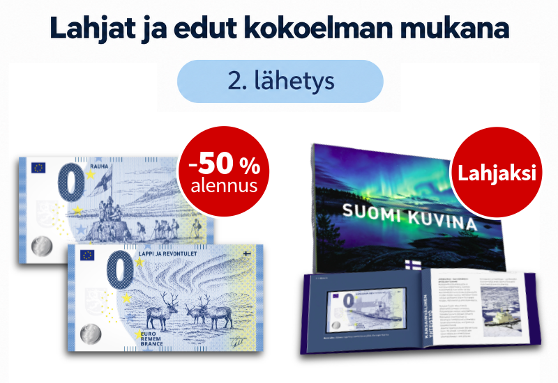 Lahjat ja edut kokoelman mukana