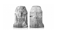 Taideteosta muistuttava Tutankhamon-hopearaha