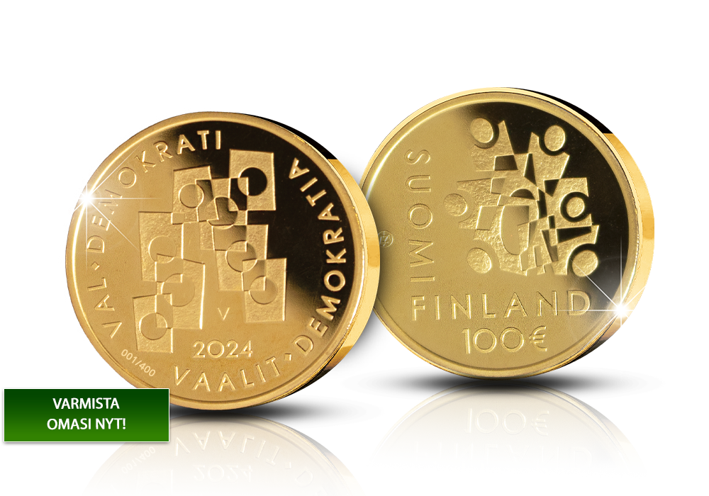 Uusi kotimainen kultaraha 2024
