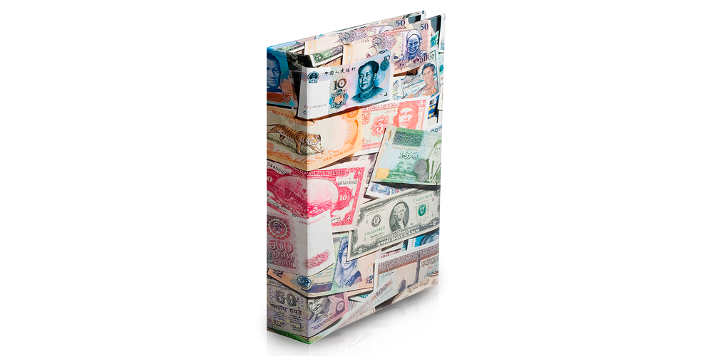 Leuchtturmin värikäs VARIO BILLS -setelikansio 300 setelille Leuchtturmin värikäs VARIO BILLS -setelikansio 300 setelille