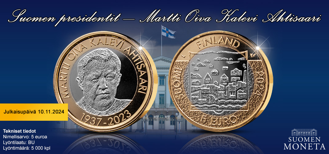 Suomen presidentit – Martti Oiva Kalevi Ahtisaari -juhlaraha 
