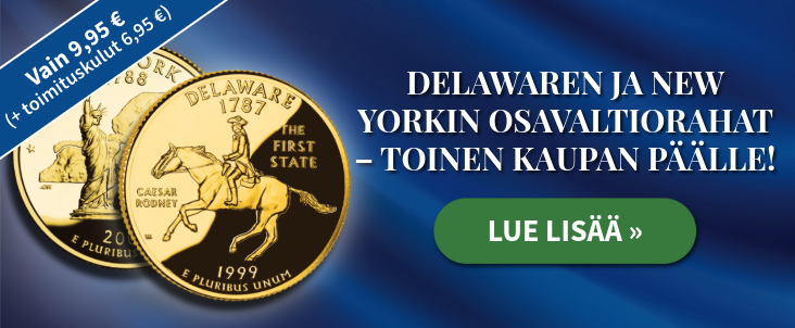 USA:n osavaltiot neljännesdollareissa